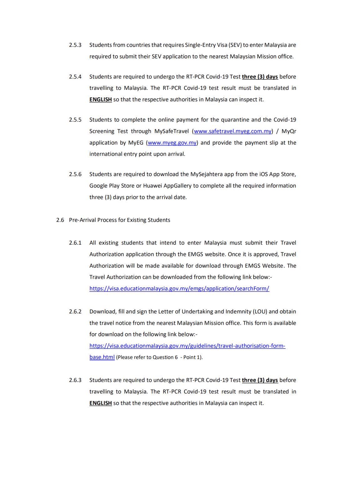 2021馬來西亞留學(xué)生入境實錘了！(圖5)