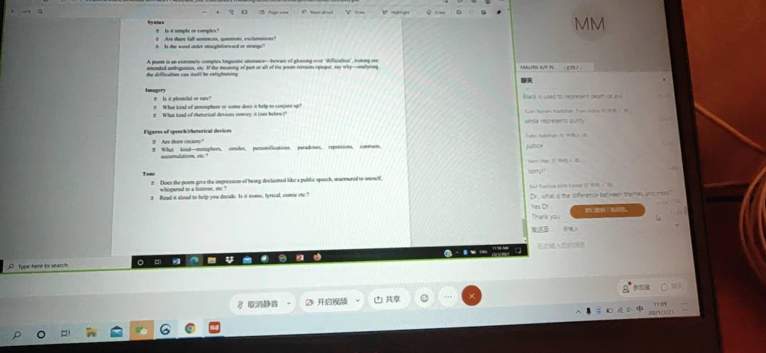 【留學生說】疫情期間，馬來西亞留學生們的國內(nèi)網(wǎng)課生活到底什么樣？你最關(guān)注的網(wǎng)課生活大揭秘！(圖7)